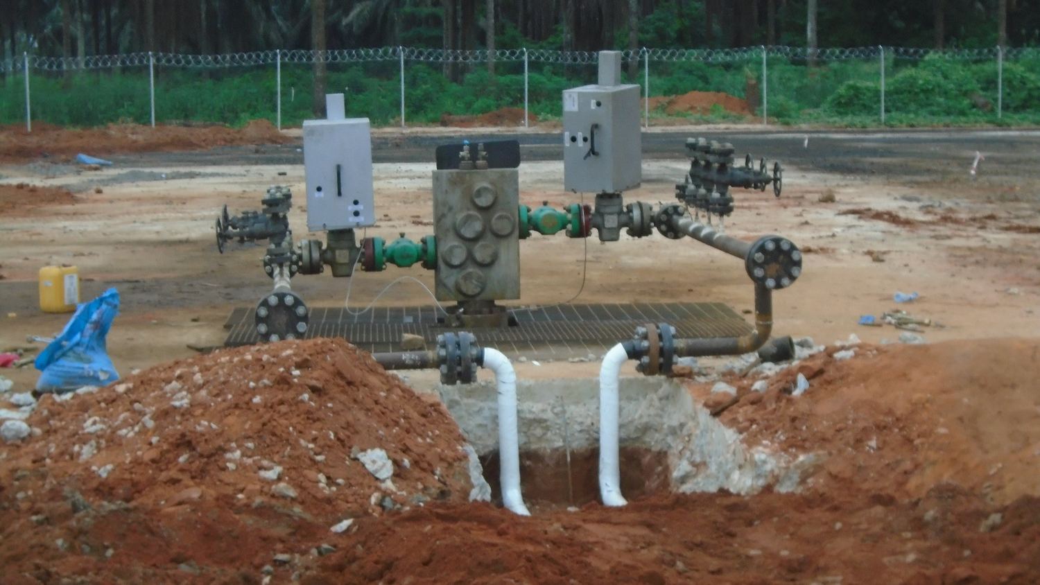 Flowline Construction & Burying — Well OHS-4